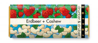 Zotter Bio Schokolade Erdbeer & Cashew 