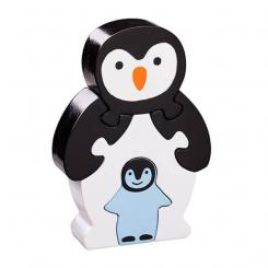 Lanka Kade Holzpuzzle Pinguin mit Baby 