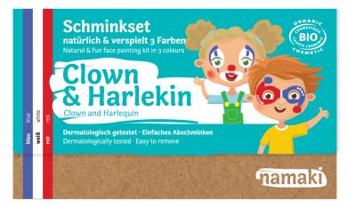 namaki - Kinderschminkset "Clown & Harlekin" 