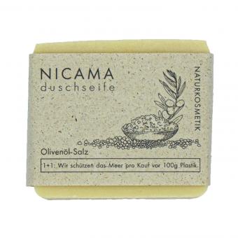 NICAMA Olivenöl-Salz Seife 