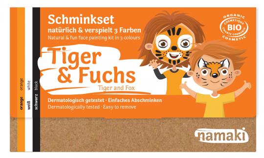 namaki - Kinderschminkset "Tiger & Fuchs" 