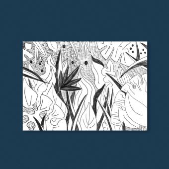 magdalena skala Kunstkarte Dschungel 